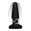 Черная анальная пробка Slim R Smooth Rimming Plug with Remote - 14 см. фото 2 — pink-kiss